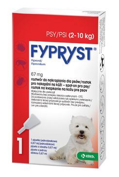 Fypryst Antiparazitní pipeta pro psy 2-10 kg 0,67 ml