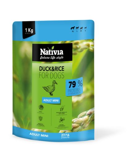 Nativia Granule Dog Adult Mini Duck&Rice