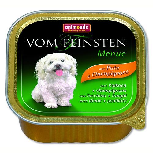 Animonda Vom Feinsten Paštika - krůta & žampiony pro dospělé psy 150 g