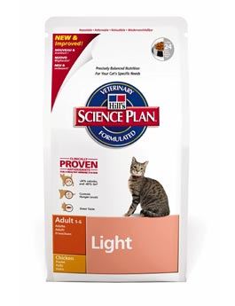 Hill's Feline Dry Adult Light - pro dospělé kočky light