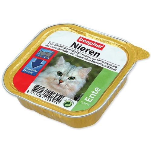 Paštika BEAPHAR Renální dieta pro kočky s kachnou 100 g