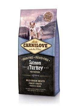 Carnilove Dog Salmon & Turkey for Puppies NEW