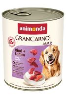 Animonda Gran Carno Adult Konzerva - hovězí & jehněčí pro psy 800 g