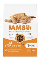IAMS for Vitality Adult Cat Food with Fresh Chicken 10kg