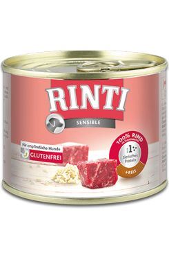 Rinti Sensible konzerva - hovězí & rýže pro psy s citlivým trávením