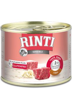 Rinti Sensible - hovězí & rýže 185 g