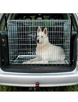 Trixie Kovová klec do auta pro psy, 93x69x62 cm