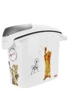 Curver Kontejner na suché krmivo se vzorem kočky, 6 kg