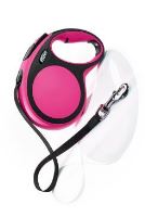 Vodítko flexi Comfort L pásek 5m/60kg růžová (6)