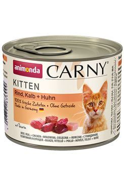 Konzerva pro kočky Animonda Carny Kitten - telecí & kuře 200 g