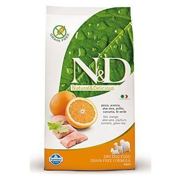 N&D Grain Free Dog Adult Mini Fish & Orange
