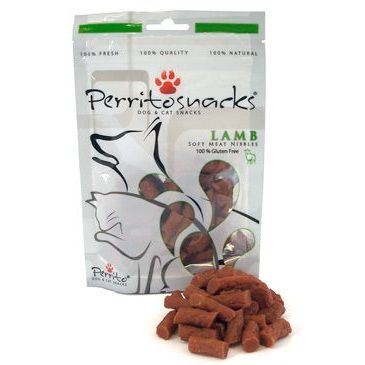 Perrito Snacks Lamb Nibbles - jehněčí pamlsek pro psy a kočky 50 g