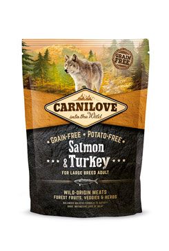 Carnilove Dog Salmon & Turkey for LB Adult NEW