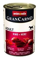 Animonda Gran Carno Adult Konzerva - hovězí & srdce  pro psy 400 g