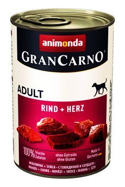Animonda Gran Carno Adult Konzerva - hovězí & srdce  pro psy