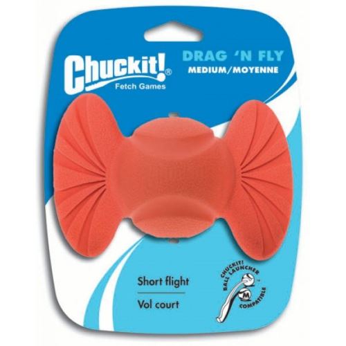 Chuckit! Drag n Fly aportovací míček s ušima, 6,5 cm