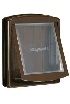 Staywell Dvířka s transparentním flapem hnědá typ 755