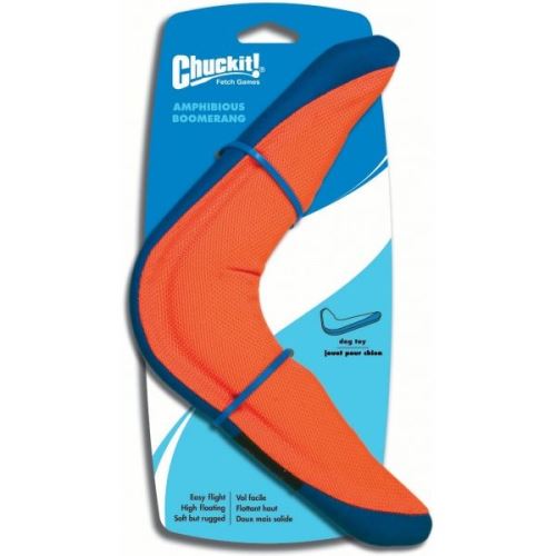 Chuckit! plovoucí bumerang oranžový - velikost M, 23x5,5 cm
