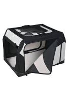 Trixie Vario Nylonový přepravní box pro psy černo-šedý - velikost M, 76x48x51 cm
