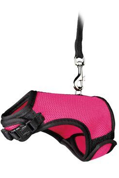 Postroj Morče VESTA  nylon s vodítkem mix 1,20m TR