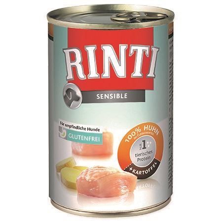 Rinti Sensible konzerva - kuře & brambory pro psy s citlivým trávením 400 g