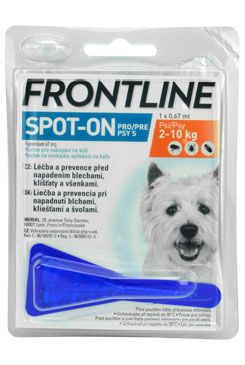Frontline Mono Antiparazitní pipeta pro psy 2-10 kg 0,67 ml