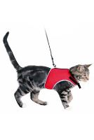 Trixie postroj vestička pro kočky XCat 24 - 42 cm 1,2 m černá (1)