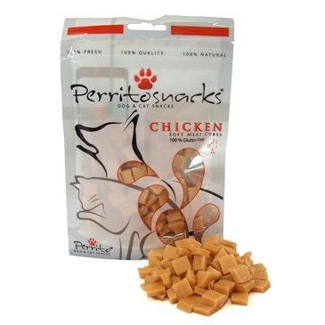 Perrito Snacks Chicken soft cubes - kuřecí pamlsek pro psy a kočky 50 g