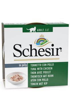 Schesir Cat konz. Adult tuňák/kranas 85G