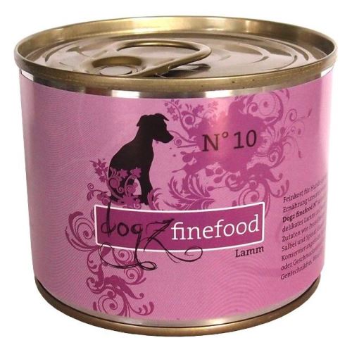 Dogz Finefood No.10 Konzerva - jehněčí pro psy