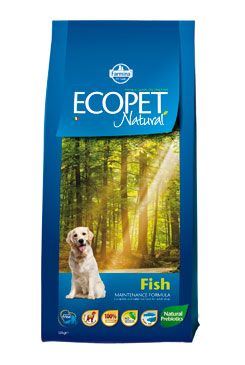 Ecopet Natural Adult Fish 12kg+2kg ZDARMA