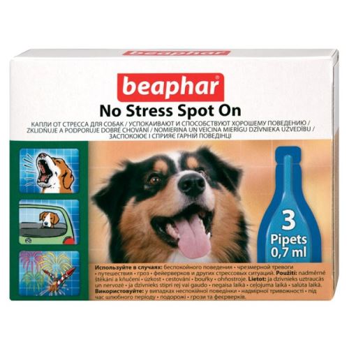 Beaphar No Stress Pipeta pro snížení stresu pro psy, 3x0,7 ml
