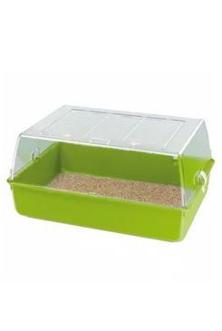 Ferplast Mini Duna Plastová klec s kovovou mřížkou pro hlodavce, 55x39x27 cm