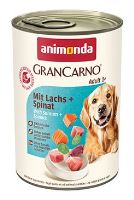 Animonda Gran Carno Adult Konzerva - losos &amp; špenát  pro psy