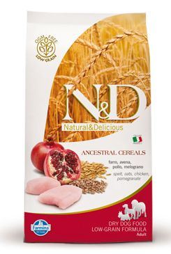 N&D Low Grain Dog Adult Mini Chicken & Pomegranate