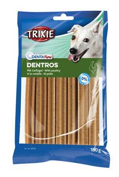 Trixie Denta Fun Dentos Light Kuřecí tyčky na čištění zubů pro psy 180 g, 7 ks