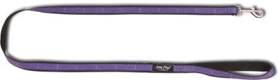 Vodítko pro psa nylonové - fialové se vzorem - 2,5 x 150 cm