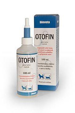 Bioveta Otofin Roztok na čištění uší pro psy a kočky 100 ml