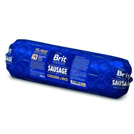 Brit Premium Sausage with Chicken & Rice 800 g