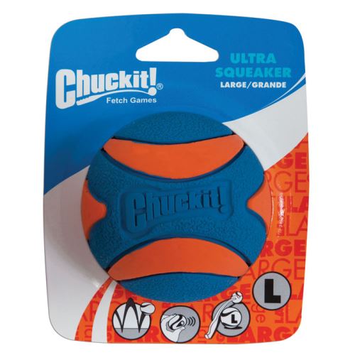 Chuckit! míček Ultra Squeaker Ball pískací Large 7,5 cm - pískací