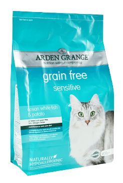 Arden Grange Cat Sensitiv Ocean Fish & Potato - mořské ryby & brambory pro kočky s citlivým trávením