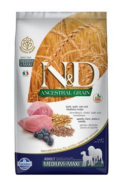N&D Granule Low Grain Dog Adult M/L Lamb & Blueberry