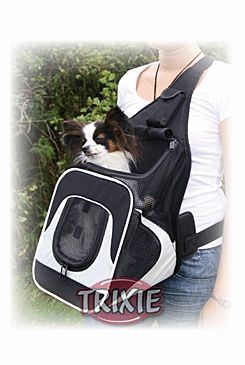 Trixie Savina Cestovní nylonový batoh pro psy a kočky, 30x26x33 cm