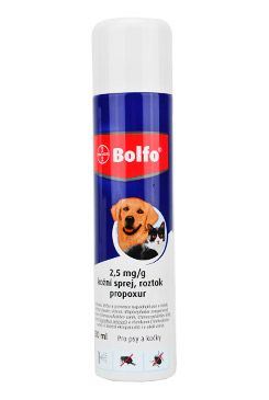 Bolfo Antiparazitní sprej pro psy a kočky 250 ml