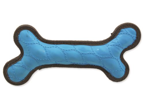 Hračka DOG FANTASY Rubber kost modrá 24 cm