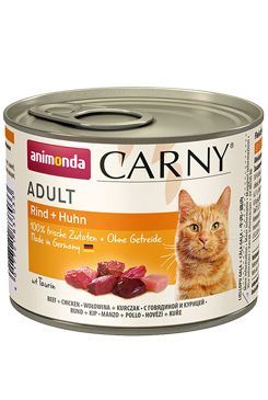 Animonda Carny Adult Konzerva - hovězí & kuřecí pro dospělé kočky