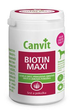 Canvit Biotin - výživový doplněk pro kvalitní srst psa nad 25 kg