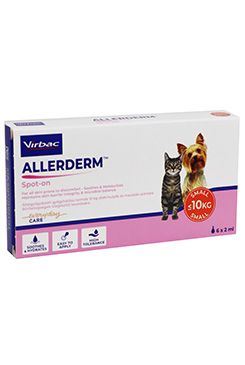 Allerderm Spot on 6x2ml pro psy a kočky do 10kg