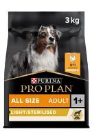 Pro Plan Dog All Size Adult Light/Sterilised 3kg