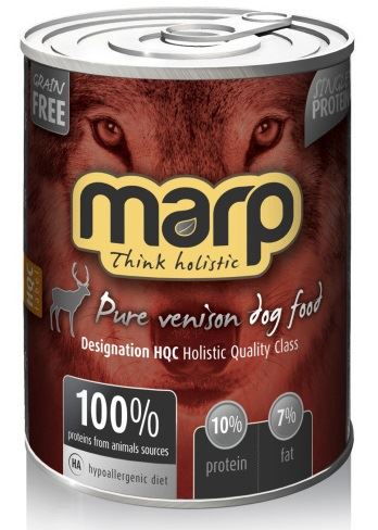 Marp Pure Venison konzerva pro psy 400g